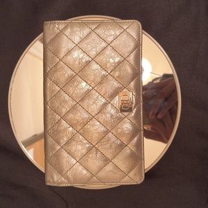 Authentic Chanel Silver Wallet